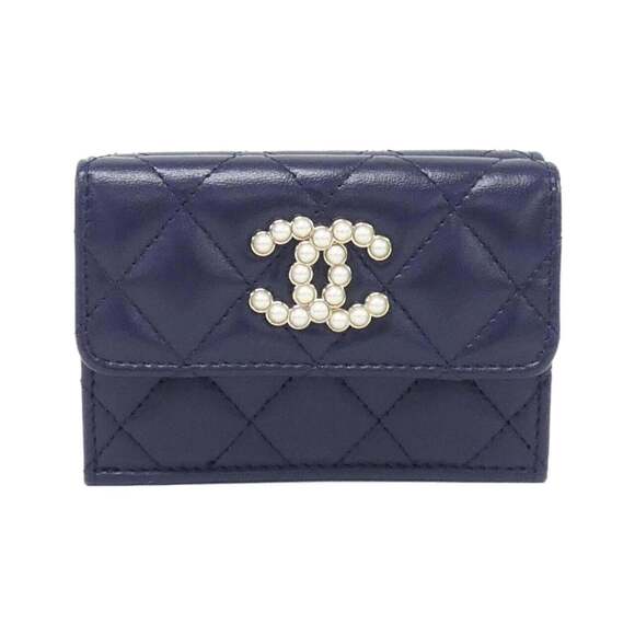 CHANEL Handbags - CHANEL Authentic Blue Wallet